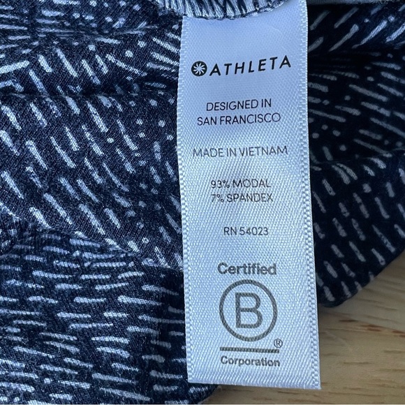 Athleta Santorini Thera Print Sleeveless Athleisure Mini Dress - 47067 - Picture 8 of 12